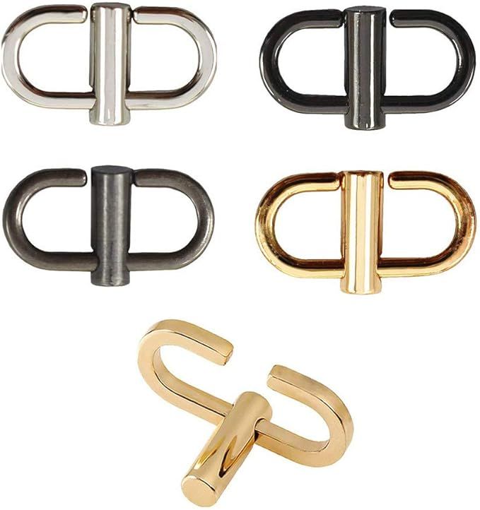 5 Pcs Adjustable Metal Buckles for Chain Strap Bag to Shorten Your Bag Metal Chain Length | Amazon (US)