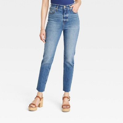 Women's High-Rise 90's Slim Jeans - Universal Thread™ Medium Wash 6 | Target
