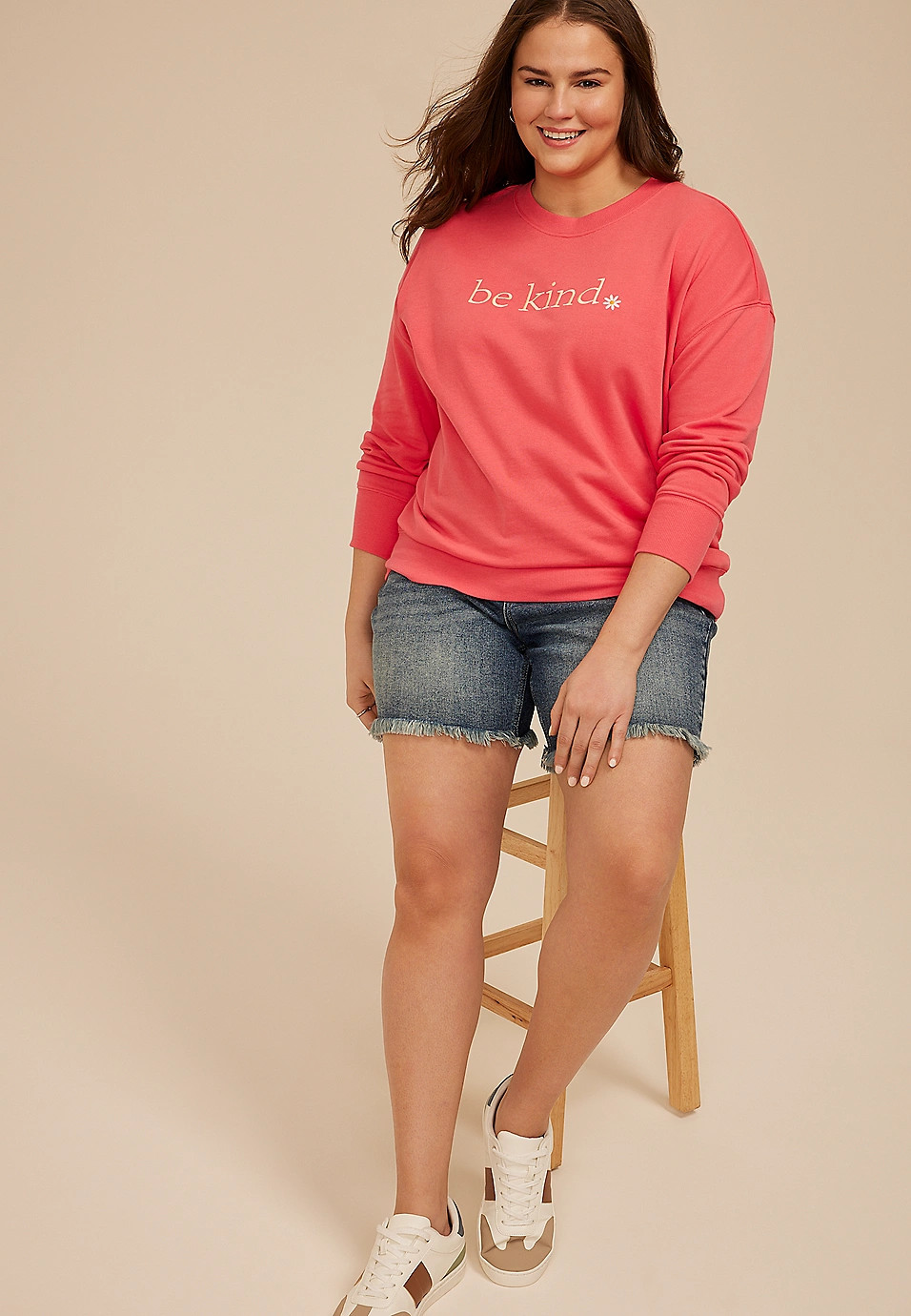 Plus Size Be Kind Sweatshirt | Maurices