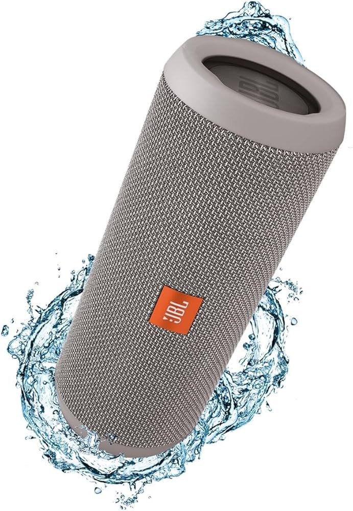 JBL JBLFLIP3GRAY Flip 3 Splashproof Portable Bluetooth Speaker, Gray | Amazon (US)