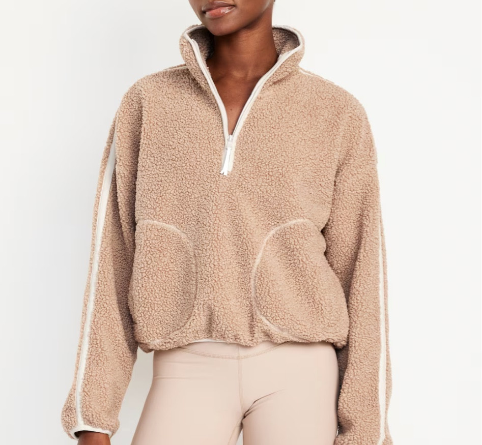 Cozy trendy Sherpa teddy bear quarter zip 

#LTKGiftGuide #LTKHoliday #LTKSeasonal