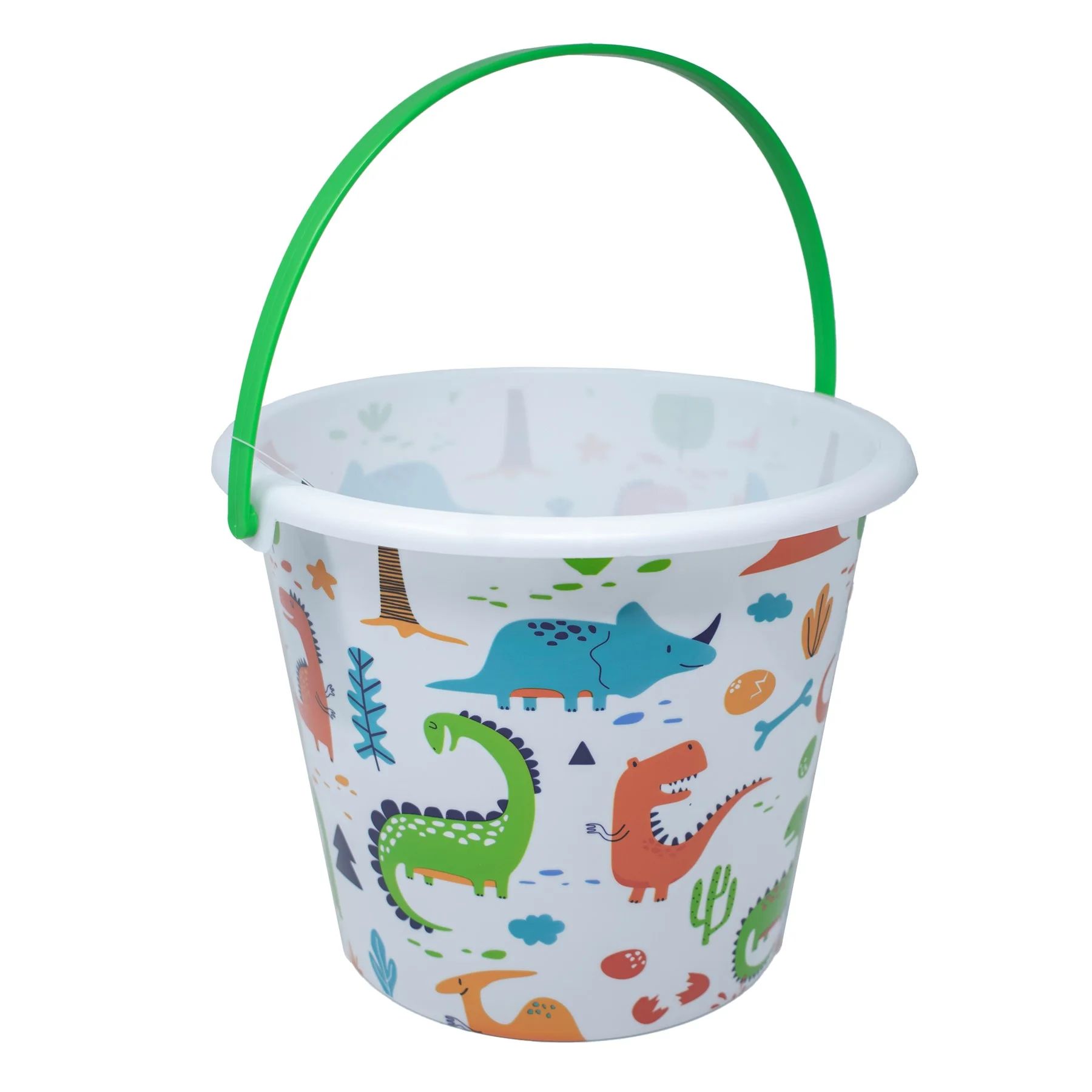 Easter Jumbo 5-Quart Plastic Bucket White Dino - Plastic Easter Bucket, Way To Celebrate | Walmart (US)