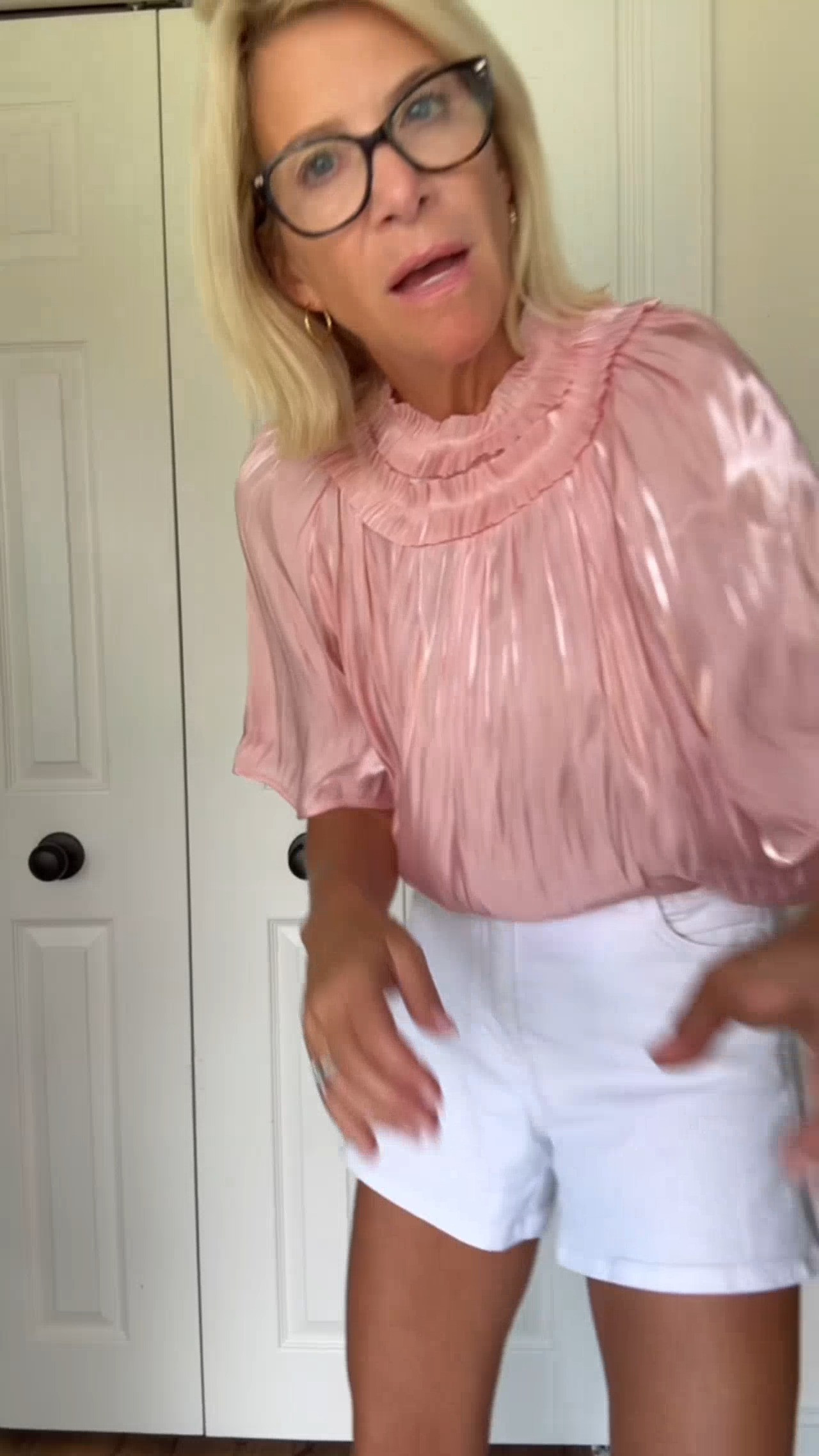 The shimmery pink Zara top that gave me major Ulla Johnson vibes for a whole lot less. 

 #LTKdayinmylife #LTKgrwm #LTKootd