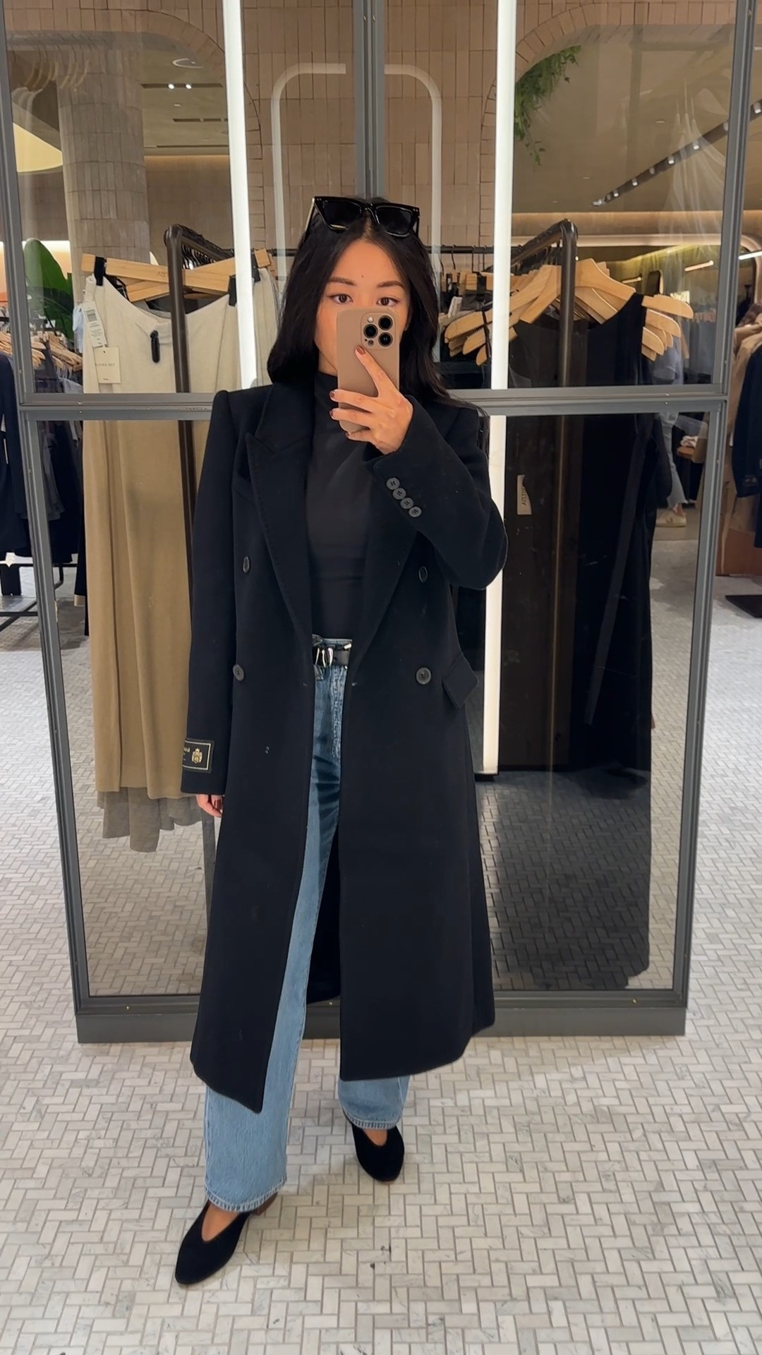 Aritzia sale - one of my most worn, most classic tailored black winter coats that goes from work to weekend 

• constant wool coat 2XS. Have owed this for over a year and reach for it so much. Sleeves a little long on me but I love the tailored menswear style and longer length 

Also got this in charcoal and eying the matte pearl 

• sezane flats, Levi jeans 


#LTKPetite #LTKSaleAlert #LTKootd