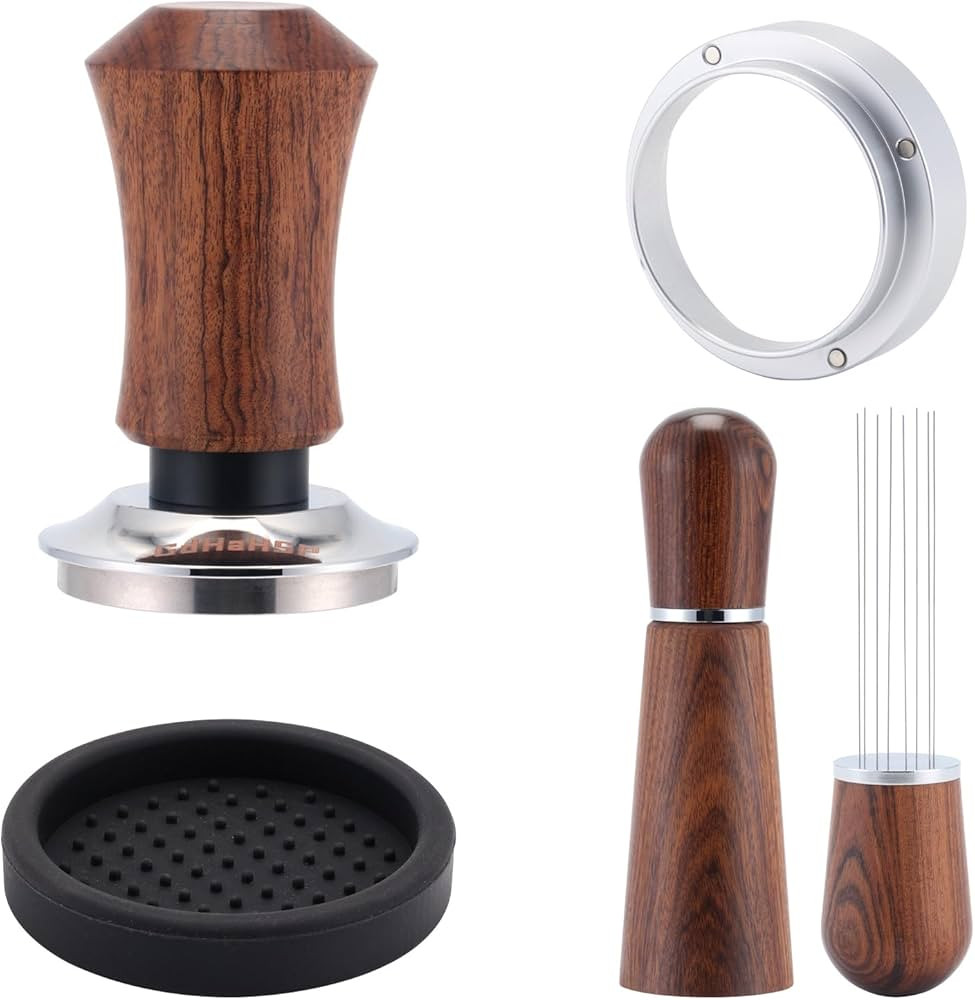 51mm Espresso Accessories Kit,Spring Loaded Calibrated Espresso Tamper,Wdt Tool Espresso and Dosi... | Amazon (US)