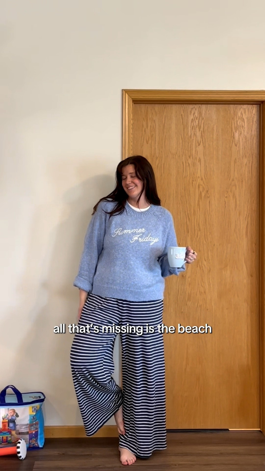 summer fridays are back 🌊 what i’m wearing to wfh as a mom of 2, when really i want to be lounging by the ocean #aecommunity #loungewear  #gap #americaneagle #summerfridays @American Eagle Outfitters

#LTKmomlife #LTKootd