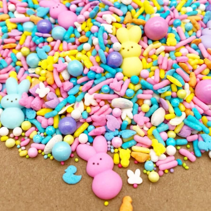 Pastel Peeps Sprinkle Mix by Simply Sucré | Easter Bunny | Easter Sprinkles | Edible Sprinkles |... | Amazon (US)