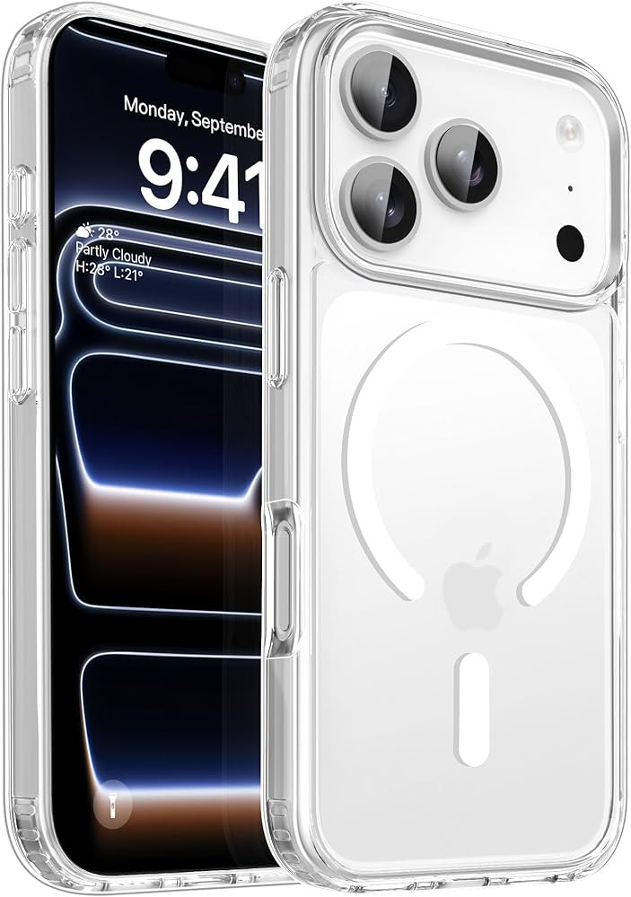 CACOE Magnetic Case for iPhone 17 Pro 6.3 inch-Compatible with MagSafe & Magnetic Car Phone Mount... | Amazon (US)