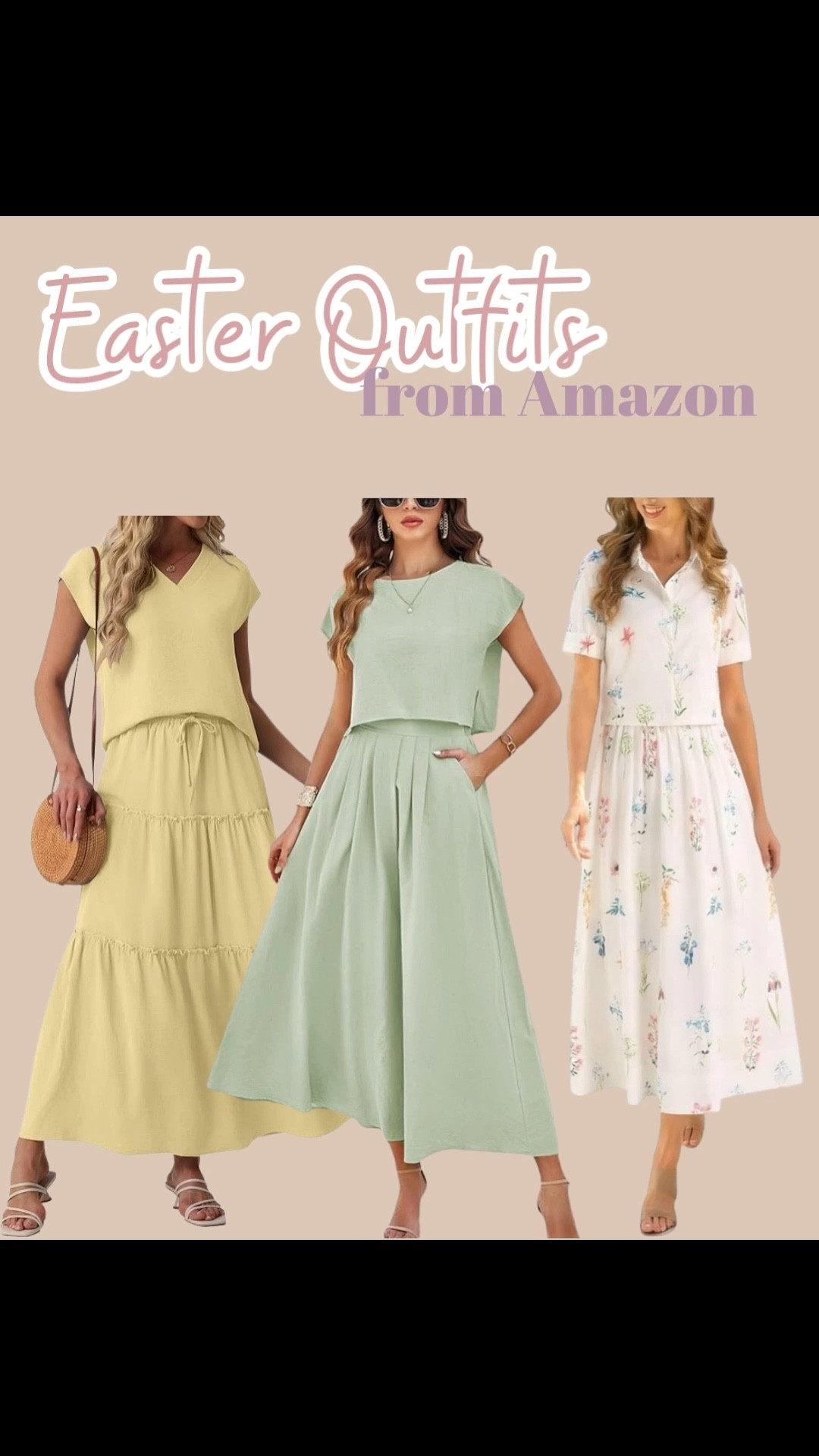 Easter dresses from Amazon! 

Amazon dresses, Amazon dress, spring dress, floral dress, Easter outfit, church outfit, Amazon finds, Amazon fashion, spring outfit ideas from Amazon, wedding guest dresses, workwear dresses, maxi dress, blue dress, pink dresss

#LTKWedding #LTKSeasonal #LTKWorkwear
