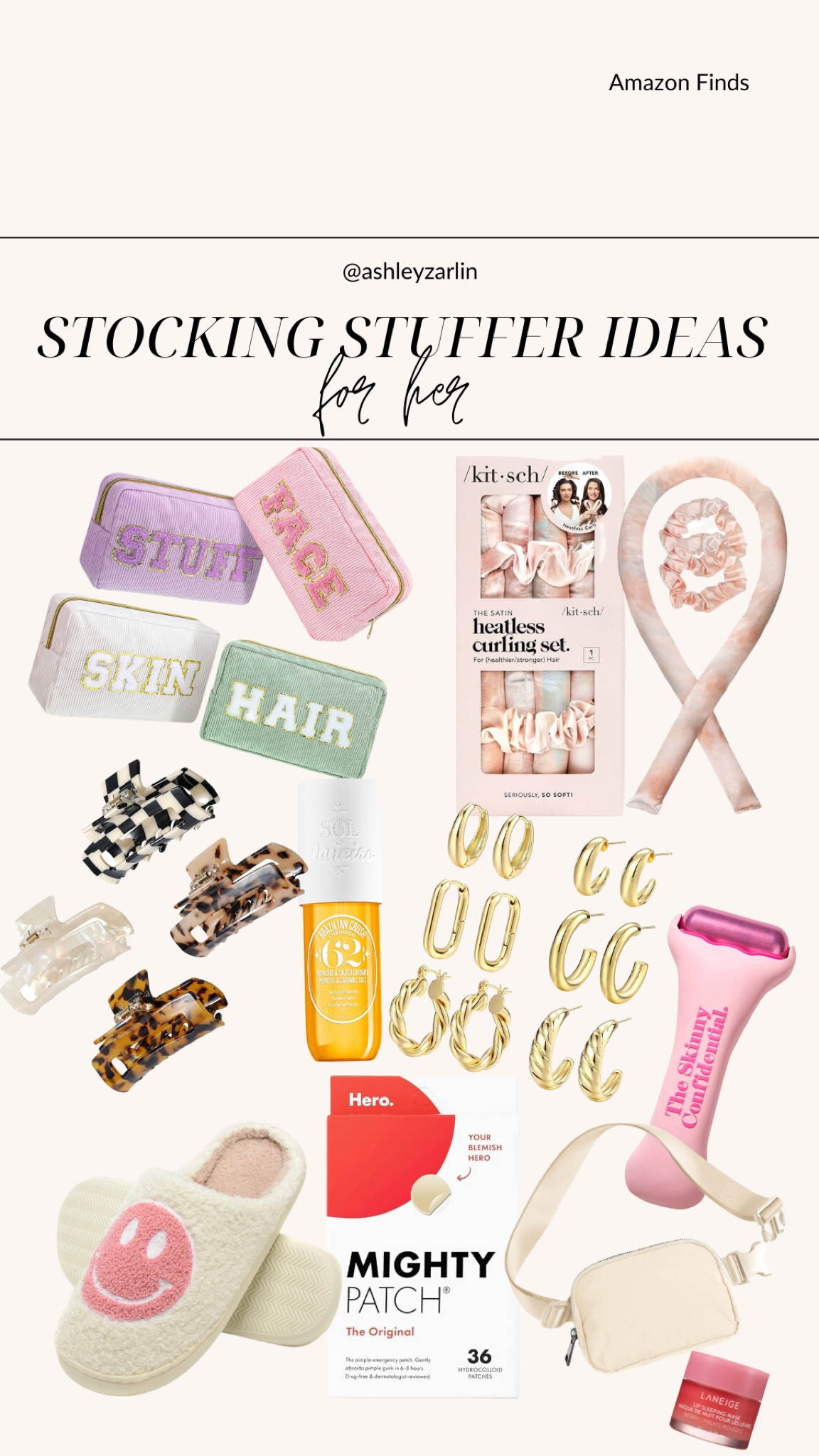 Find the gifts she wants while staying within a stocking stuffer appointment budget. #stockingstuffers #giftsforher 

#LTKGiftGuide #LTKSeasonal #LTKHoliday