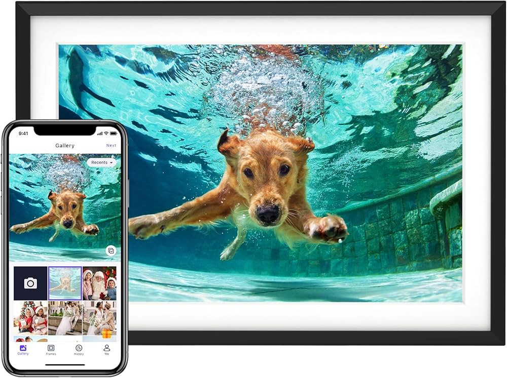 10.1'' Digital Picture Frame with 32GB Storage, Digital Photo Frame with 1280x800 IPS Touch Scree... | Amazon (US)