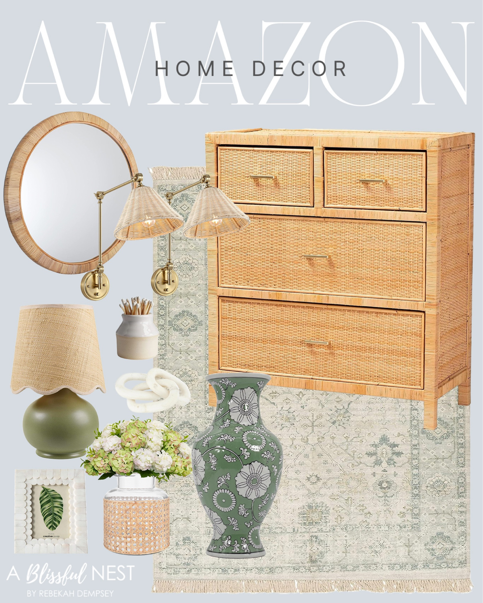 New Amazon home decor finds! 

#amazonfinds

Amazon finds. Amazon home. Amazon neutral home decor. Amazon rattan and green and blue home decor. Hues of green home decor  

#LTKFindsUnder100 #LTKSeasonal #LTKHome