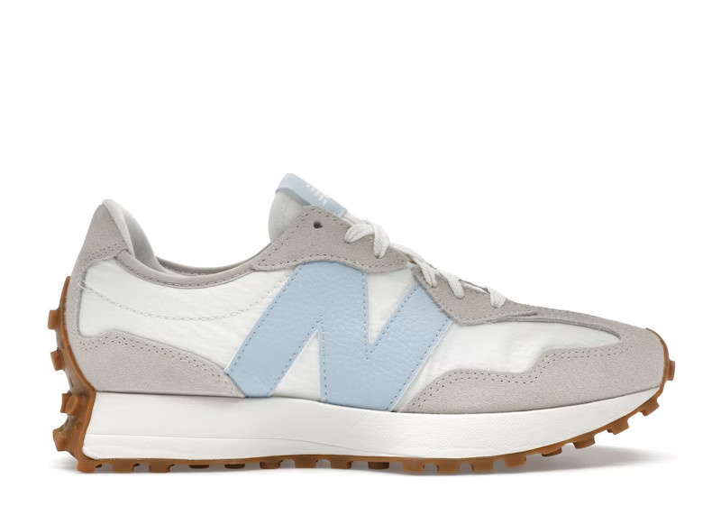 New Balance 327 (Women's) Sneakers in Timberwolf/Sea Salt/Light Chrome Blue | StockX