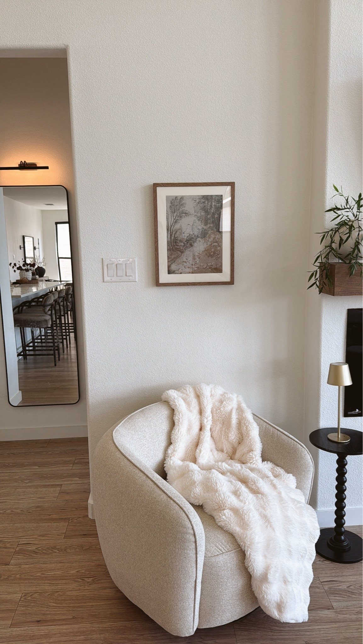 The best swivel chair! Reading corner, cozy nook, home decor, neutral home, organic modern traditional

#LTKHome