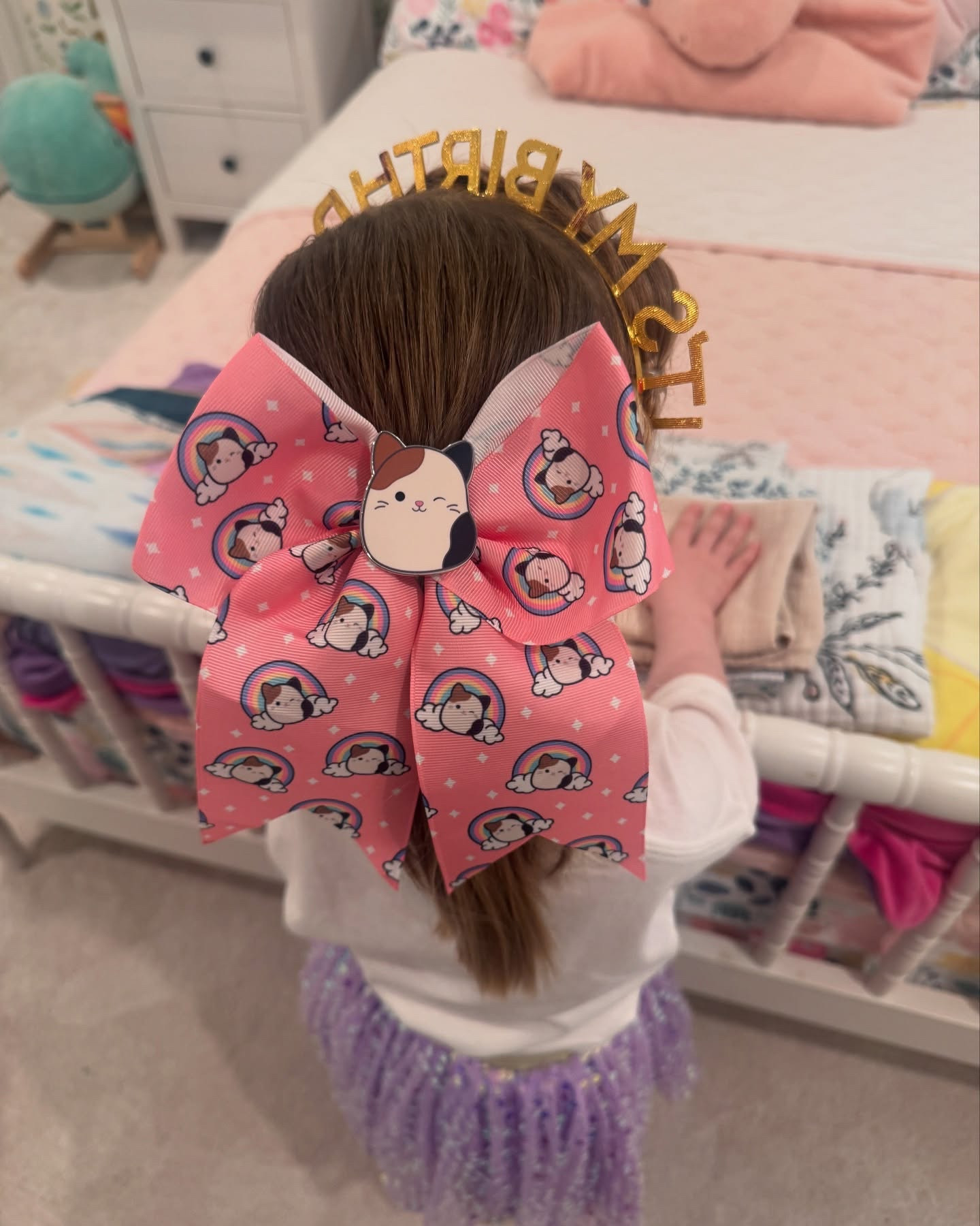 This week we have been all about the Squishmallow hair accessories for birthday girl Lola! I will link our favorite finds and products to we are loving right now in my @shop.ltk  today 🐱 

#girlshairideas #girlshairaccesories #hairstylesforgirls #squishmallowfinds