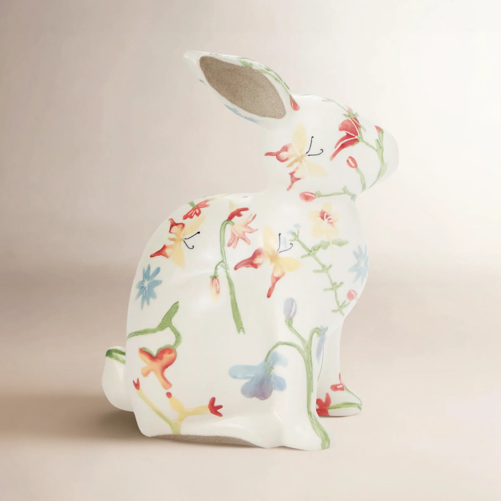 Reno Flower Fields Bunny Figurine | Birch Lane