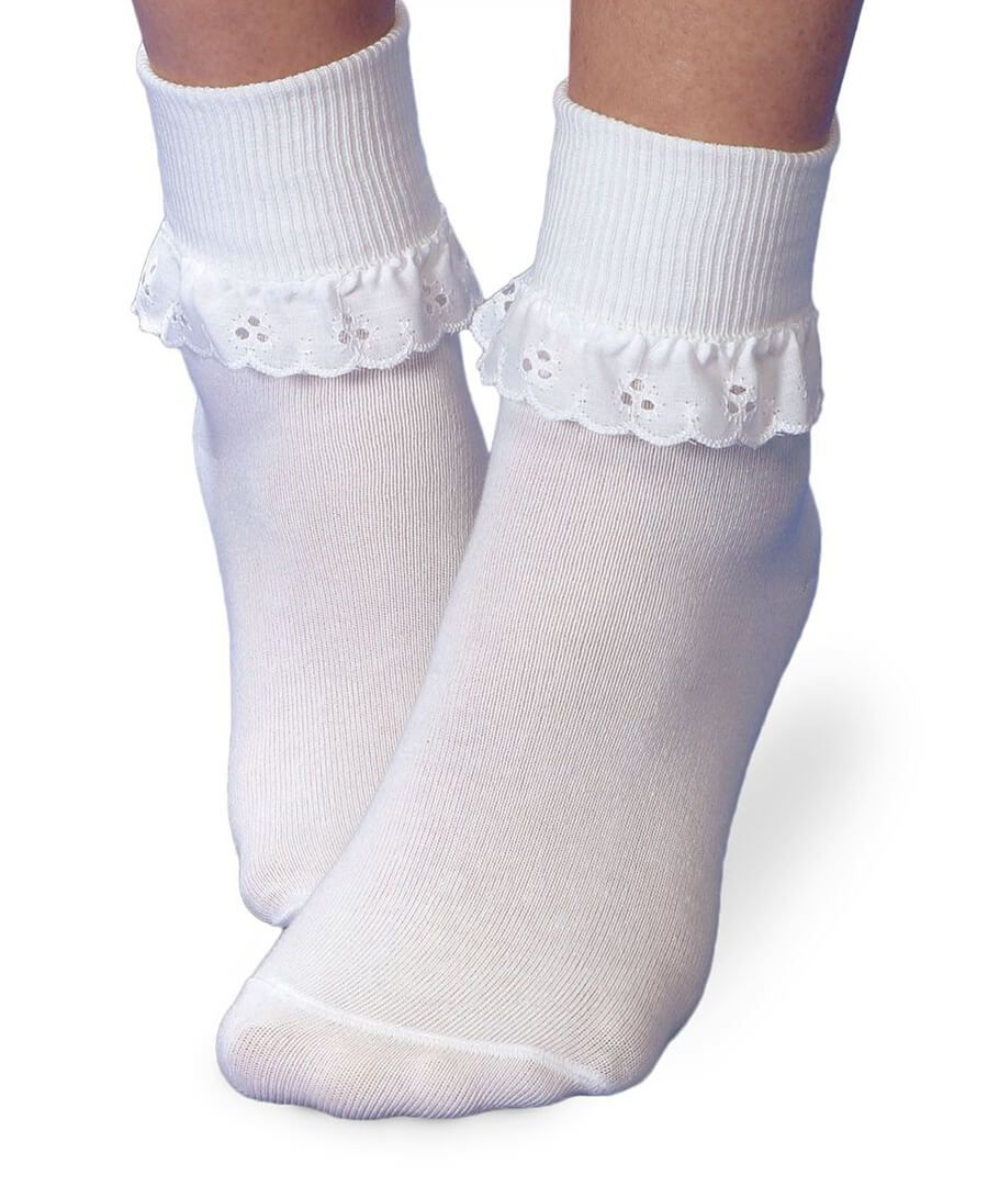 Eyelet Lace Sock - Jefferies Socks | JoJo Mommy