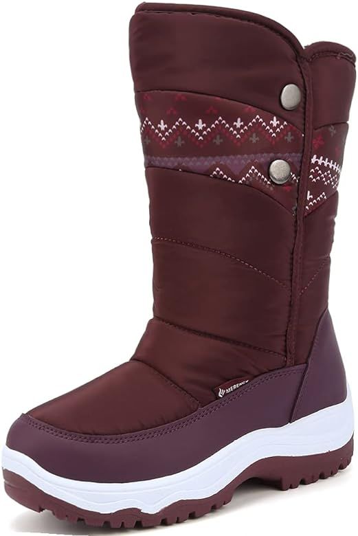 Women's Snow Boots Winter II Waterproof Fur Lined Frosty Warm Anti-Slip Boot | Amazon (US)