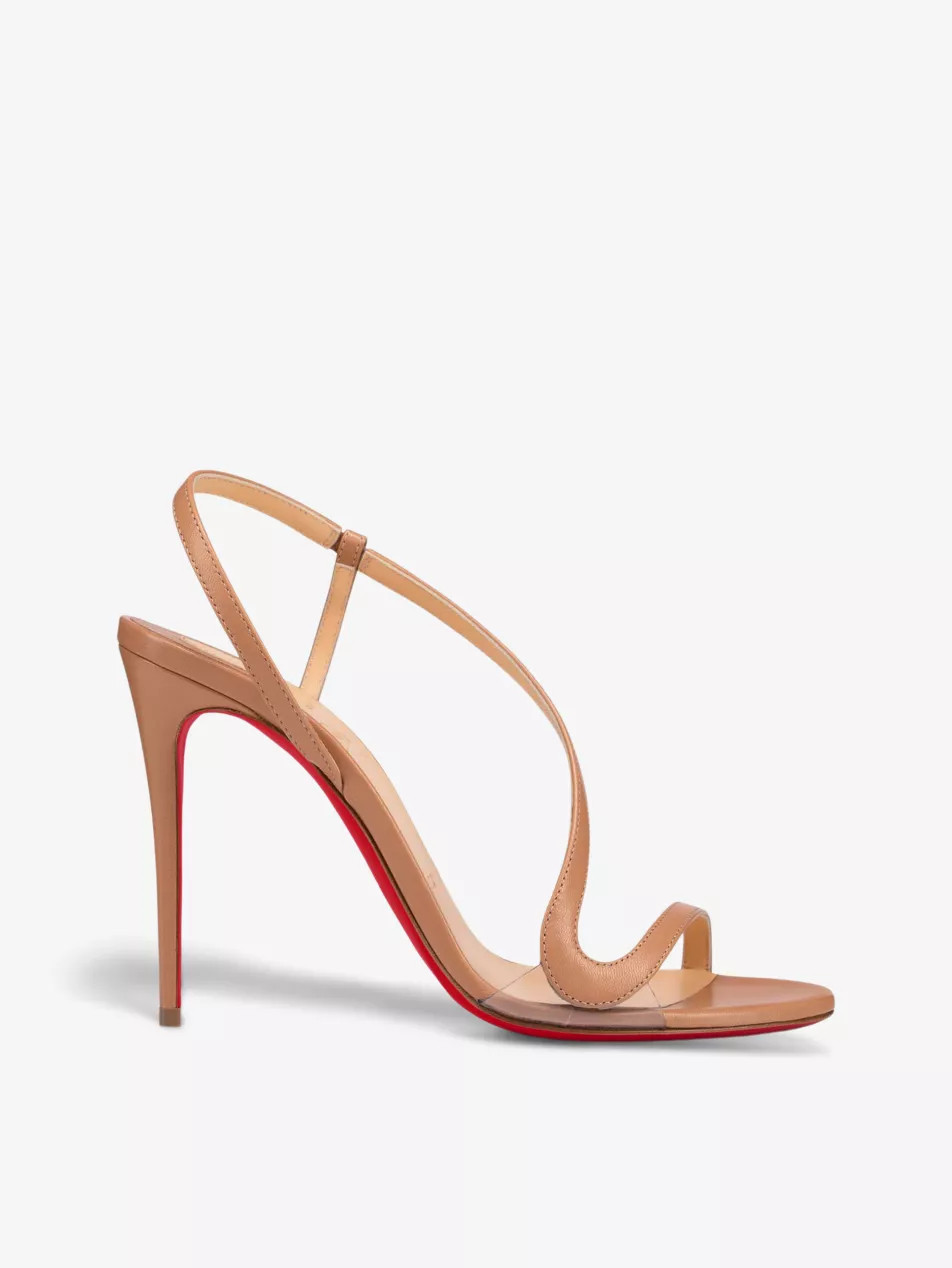 Rosalie 100 leather heeled sandals | Selfridges