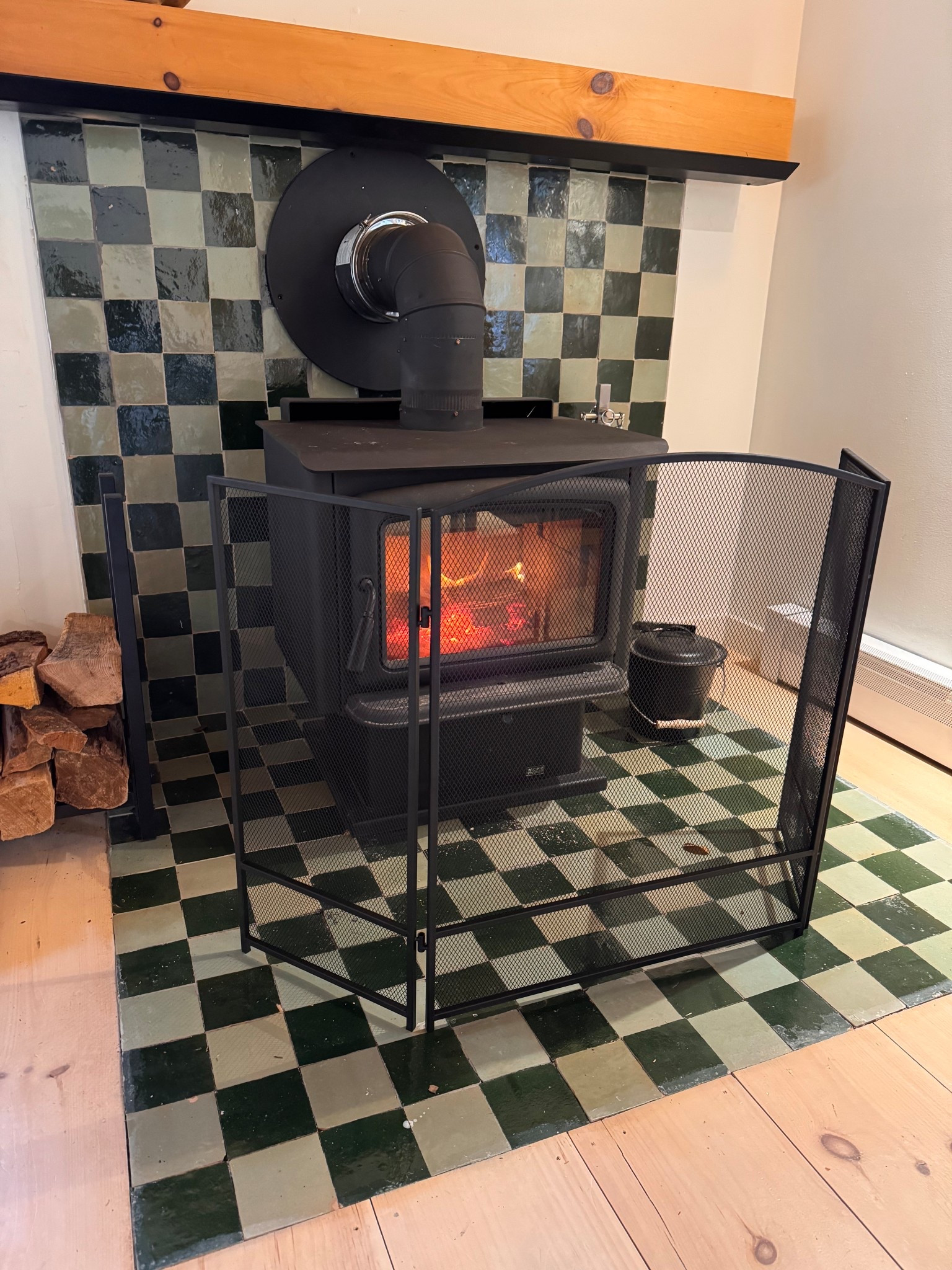 We added an extra layer of protection for the kiddos when we come to the cabin. ✔️ 