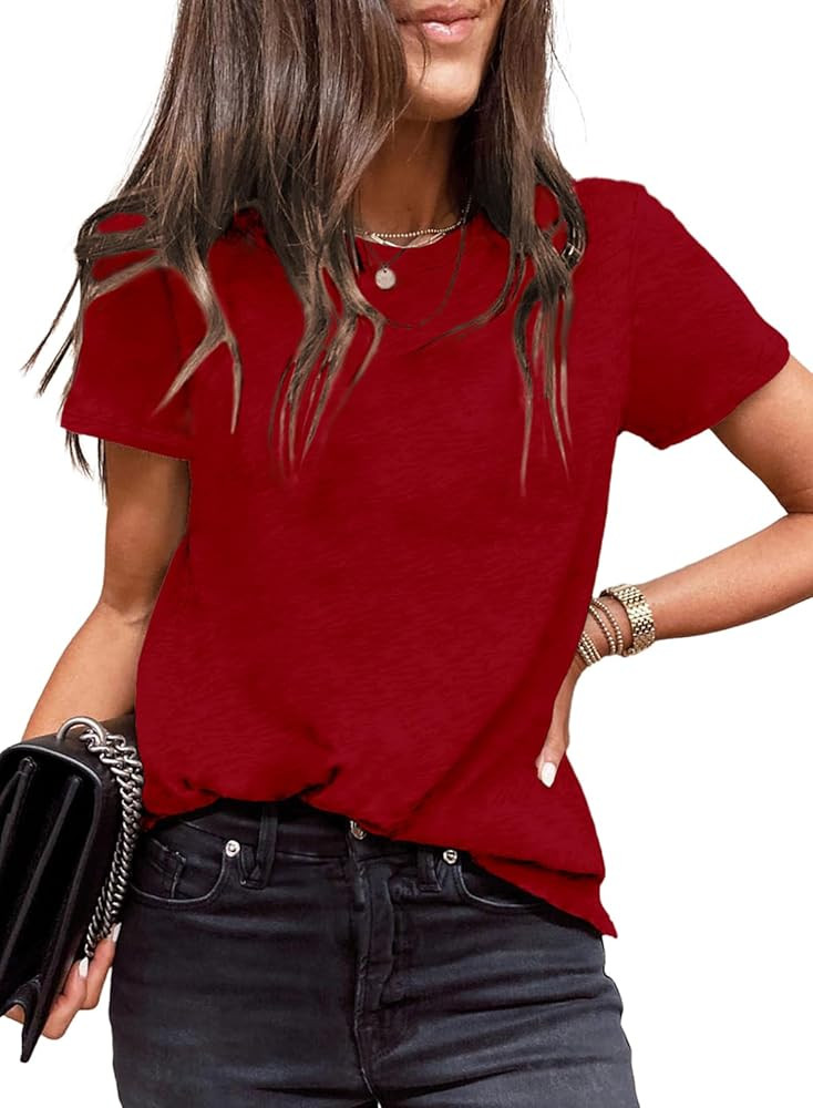 EVALESS Polka Dot Tops T Shirts Shirts | Amazon (US)