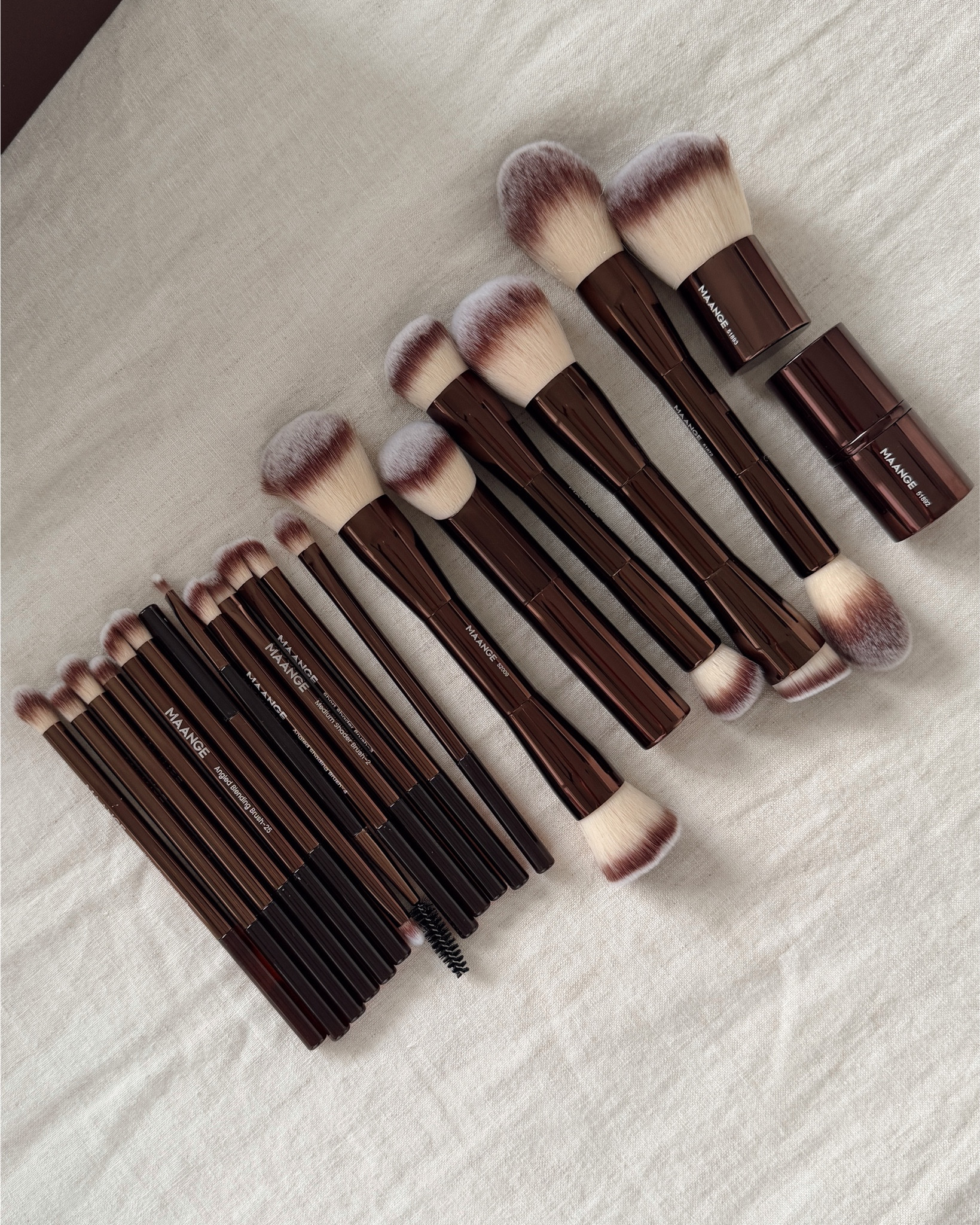Compared to my Hourglass brushes, wow. Just wow. Great quality, under $30. 