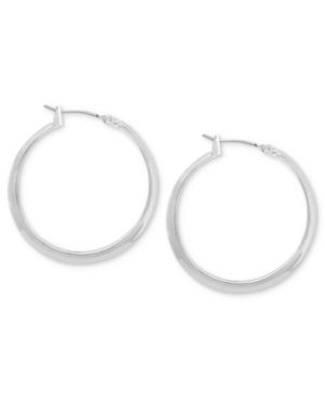 Kenneth Cole New York Small Silver Hoop Earring | Macys (US)