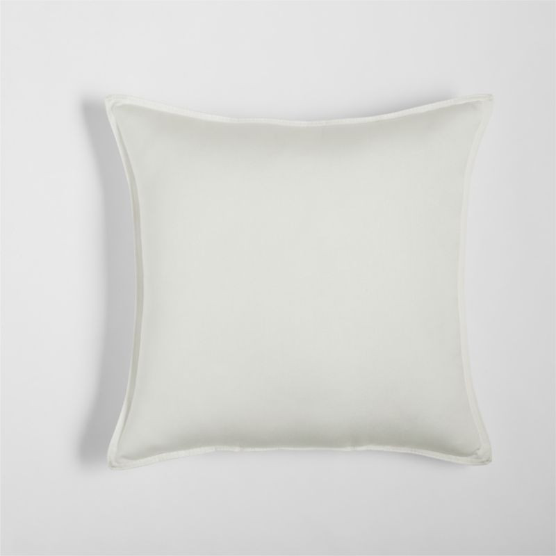 Sunbrella White Outdoor Pillow + Reviews | Crate & Barrel | Crate & Barrel