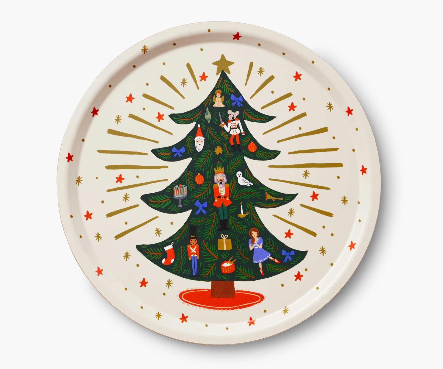 Holiday Round Serving Tray | Rifle Paper Co.