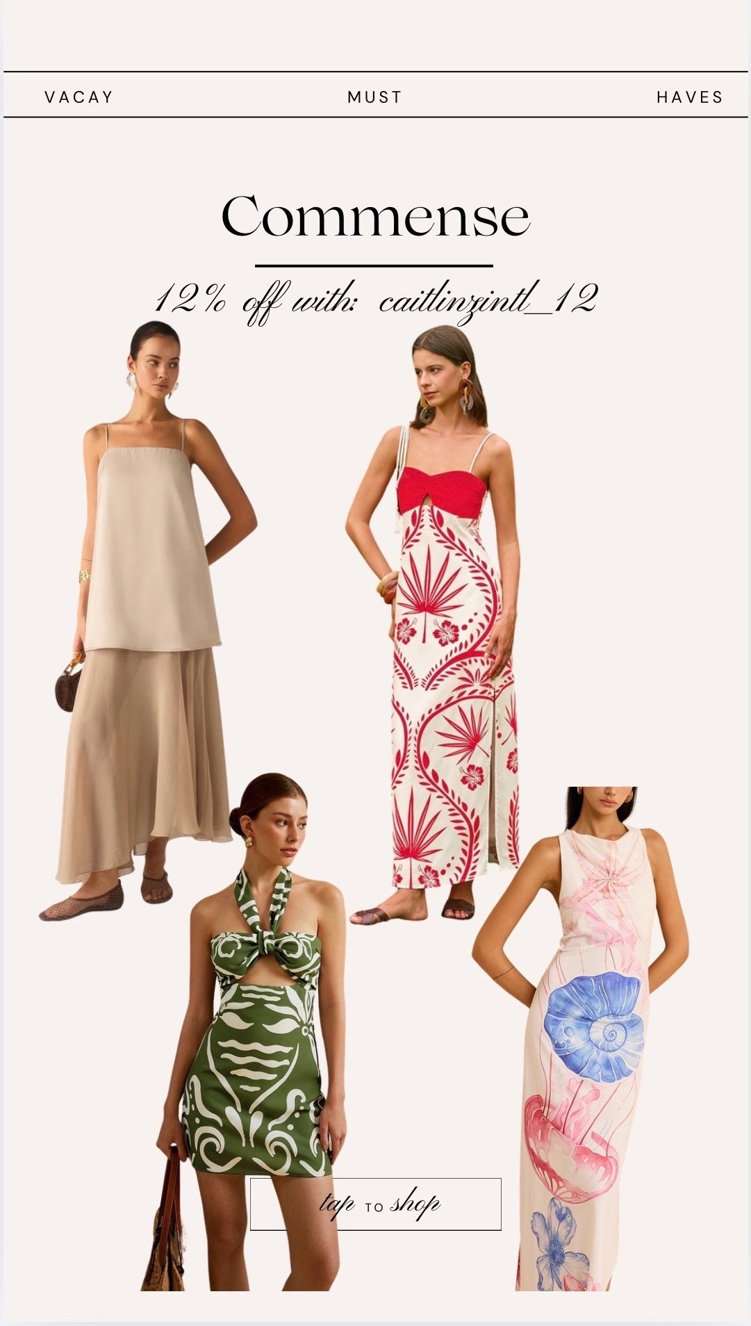 Resort wear, vacation, outfits, vacation dresses, beach vacation style – we’re in a small. Take 12% off with code: caitlinzintl_12

#LTKTravel #LTKSaleAlert #LTKSeasonal