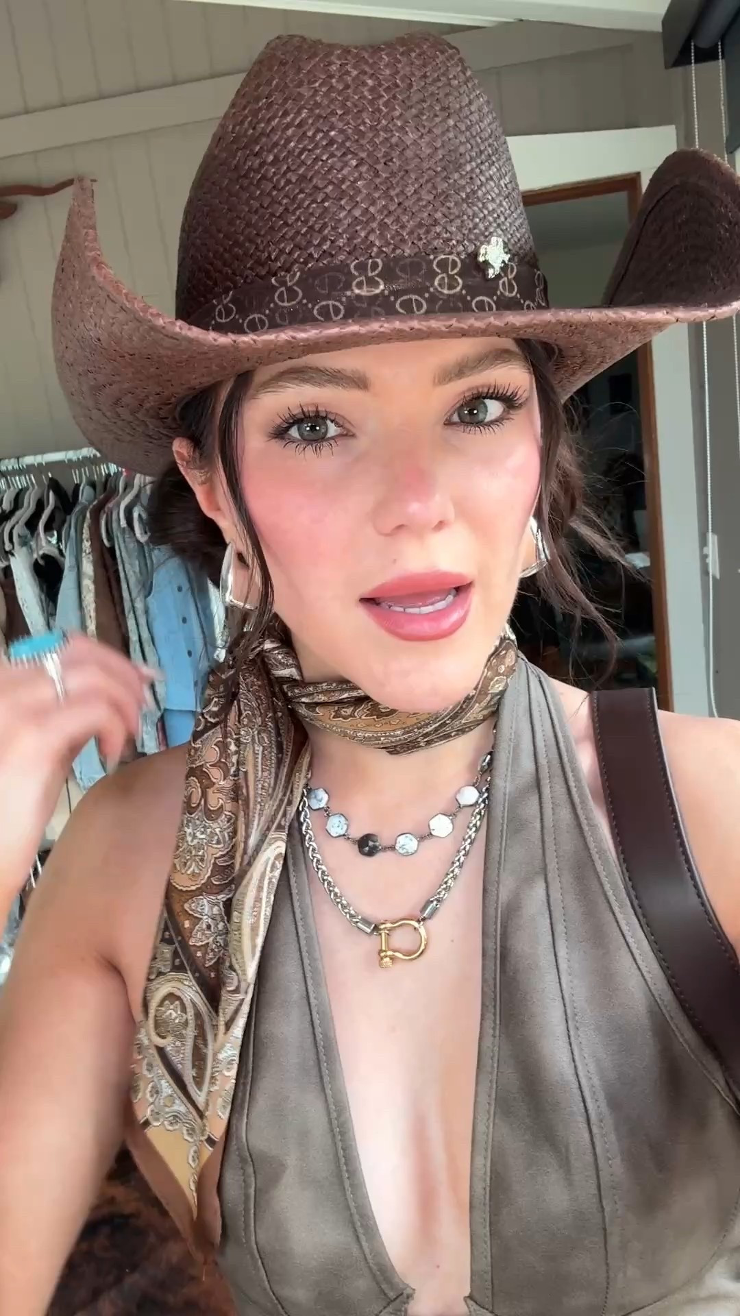 New fave necklace/scarf combo unlocked! 

#amazon #founditonamazon #westernfashion #summeroutfit 

#LTKStyleTip #LTKSaleAlert #LTKFindsUnder50