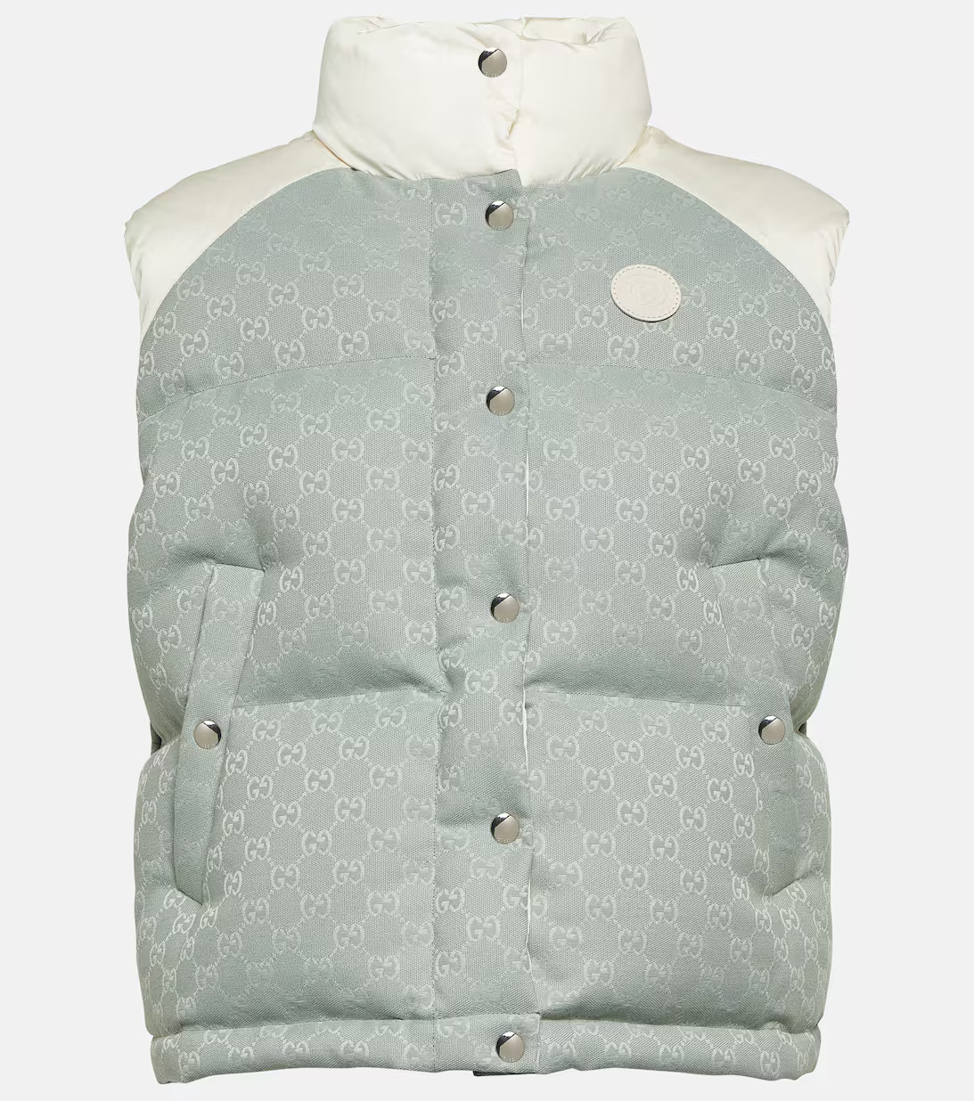 GG cotton-blend canvas puffer vest | Mytheresa (US/CA)