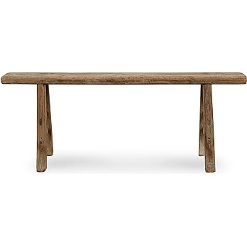 Artissance Vintage Noodle, Weathered Natural Wood Finish (Size & Color Vary) Indoor Bench | Amazon (US)