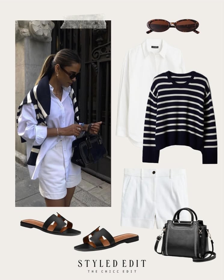 Casual ootd 🖤

#sweater #flats #bag #shorts #ootd earrings handbag button up Amazon Nordstrom hm

#LTKgrwm #LTKootd #LTKOver40