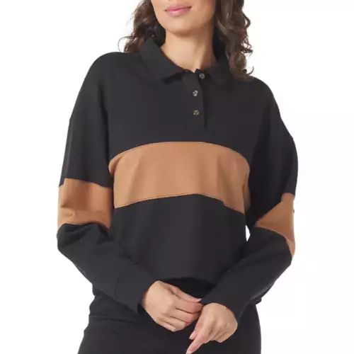 Women's Glyder Lounge Long Sleeve Polo | Scheels