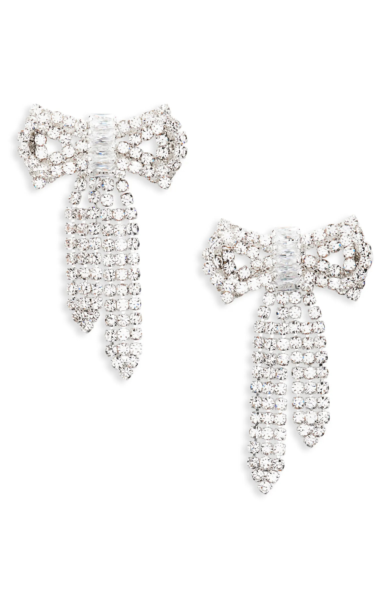 Tasha Crystal Bow Drop Earrings | Nordstromrack | Nordstrom Rack