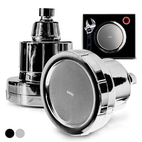 Eskiin Filtered Showerhead - Best Shower Head With Filters For Healthy Hair & Skin - High Pressure Water Softener For Hard Water - Reduce Dandruff, Protect Colored Hair, And Soothe Dry Skin (Chrome) | Amazon (US)