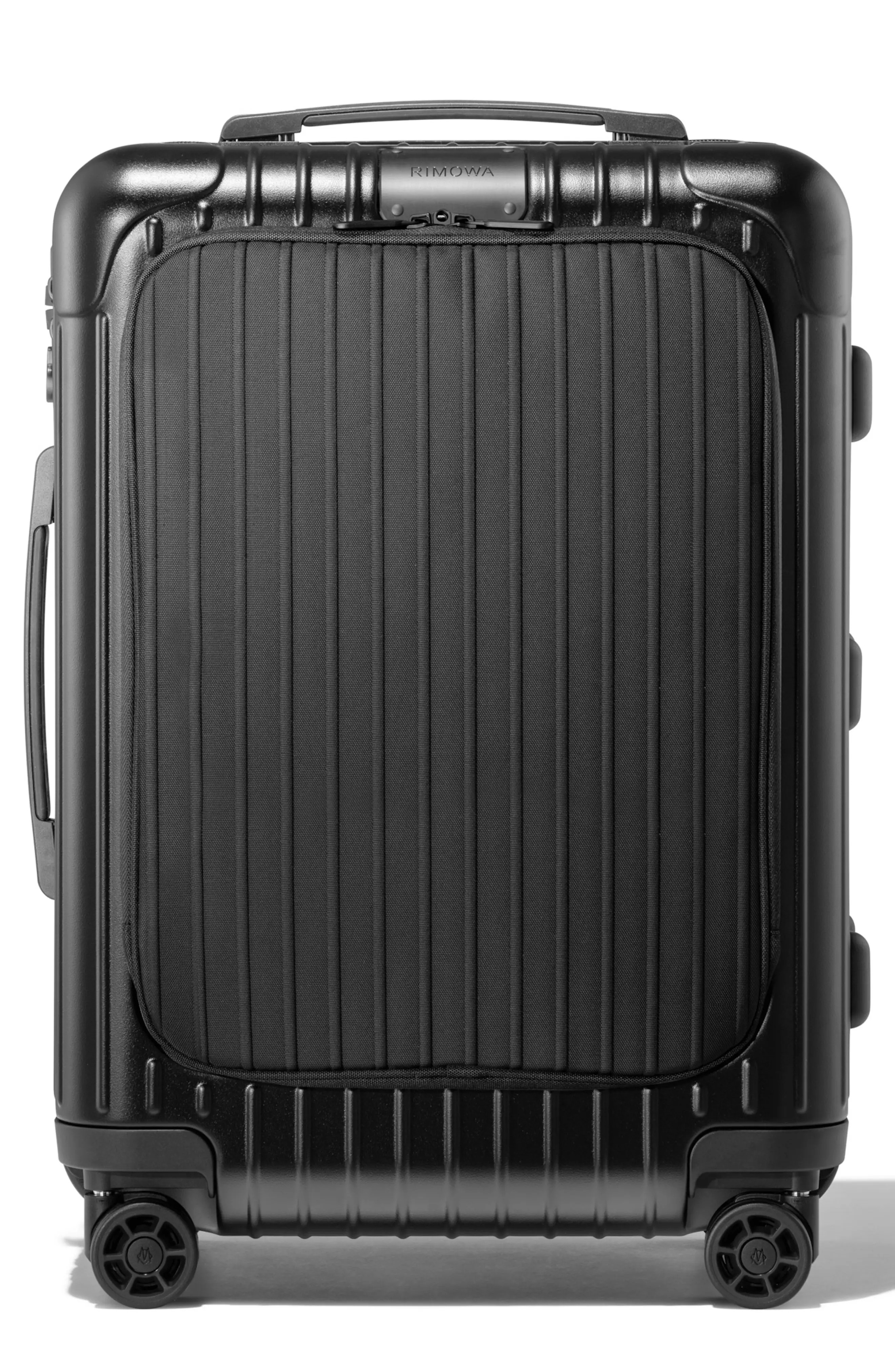 RIMOWA Essential Sleeve Cabin 22-Inch Wheeled Carry-On in Matte Black at Nordstrom | Nordstrom