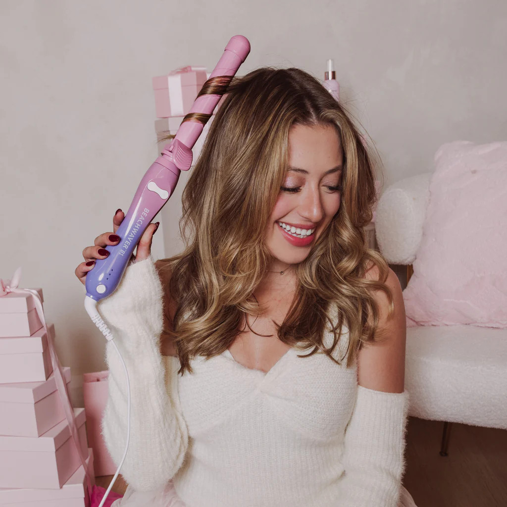 Beachwaver Pink Sunset B1 + 2 FREE Bracelets! | Beachwaver Co