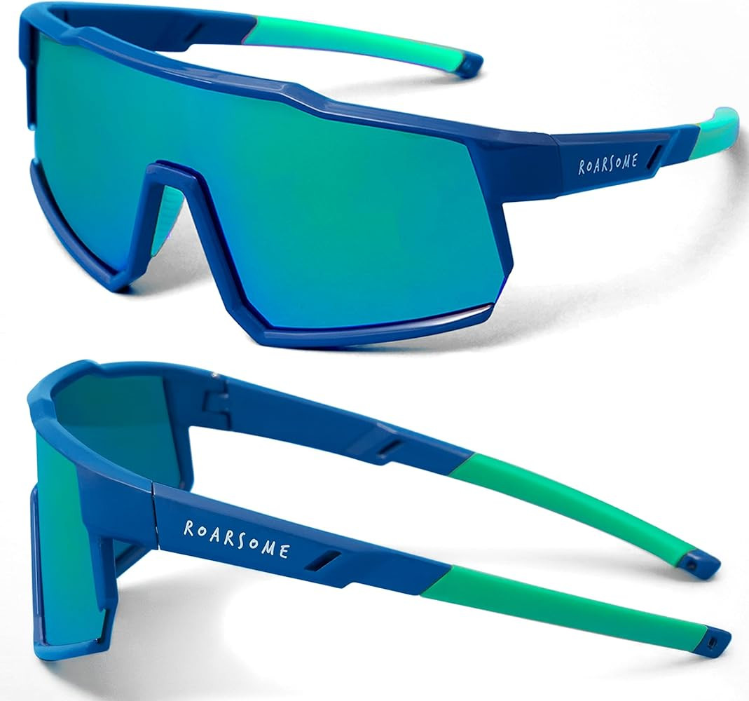 Roarsome Kids Polarized Sunglasses | Lightweight & Durable Cycling Glasses for Boys & Girls | Com... | Amazon (US)