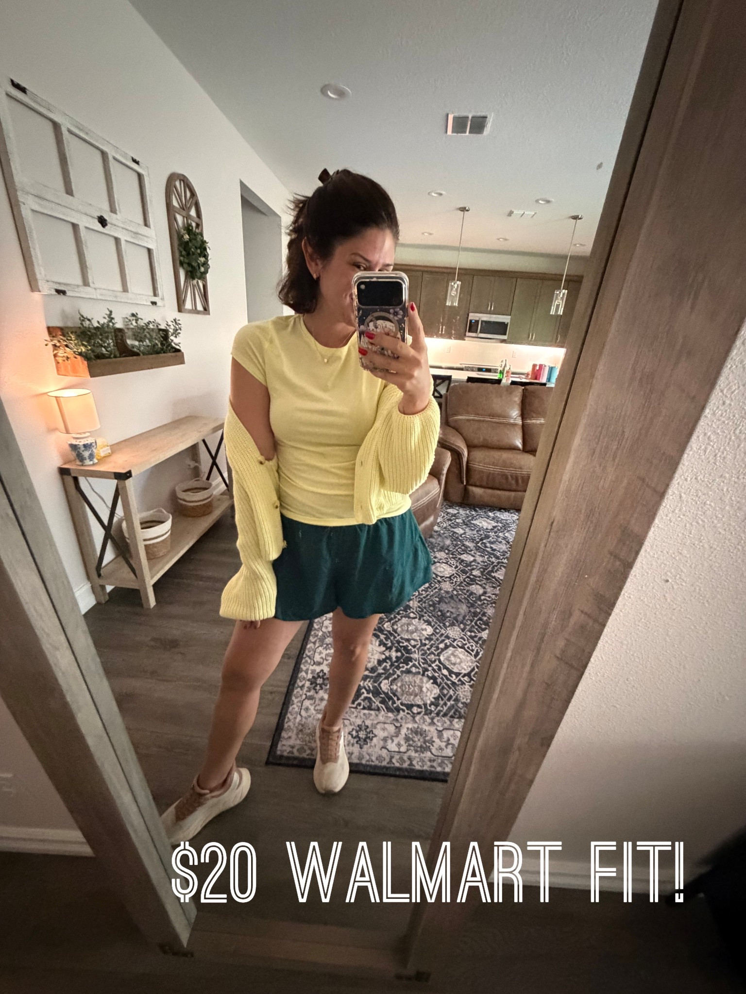 Viral Walmart shirt & shorts!! $20 for the fit!! 

Wearing M in both! 

#LTKActive #LTKootd #LTKSeasonal