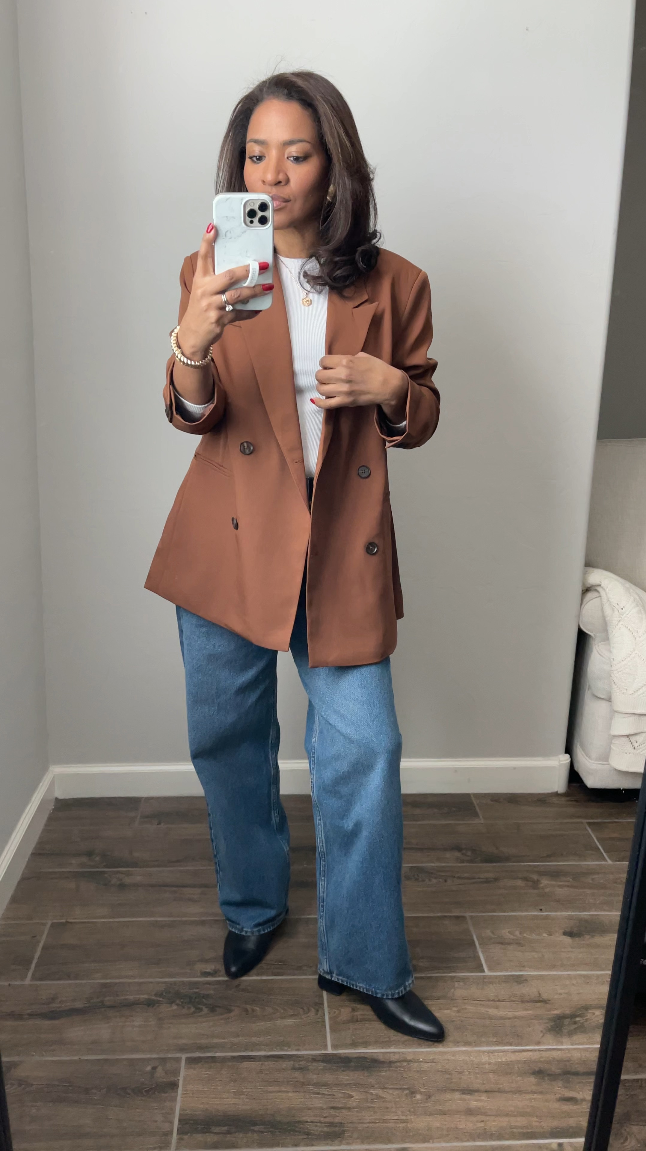 Opted for a medium in this blazer! Size 27 Reg in jeans 



#LTKFindsUnder50 #LTKStyleTip #LTKFindsUnder100