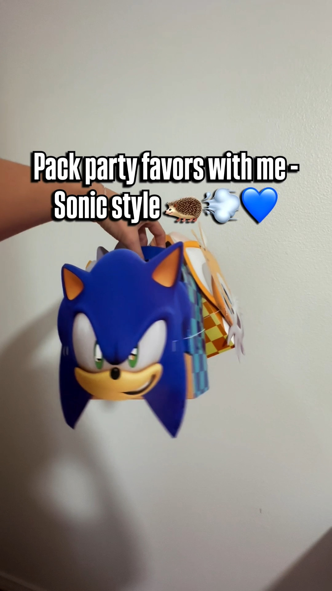 Sonic the hedgehog birthday party prep. Pack Party favors with me!! 

#LTKSeasonal #LTKKids #LTKFamily