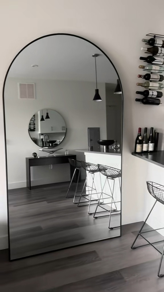 My dream mirror ✨🥹 It’s hugeee and I’m obsessed! 🤍 The arch is perfect and it instantly elevated my apartment, making the space feel bigger. 🫶🏽#LTKGiftGuide

#LTKHome