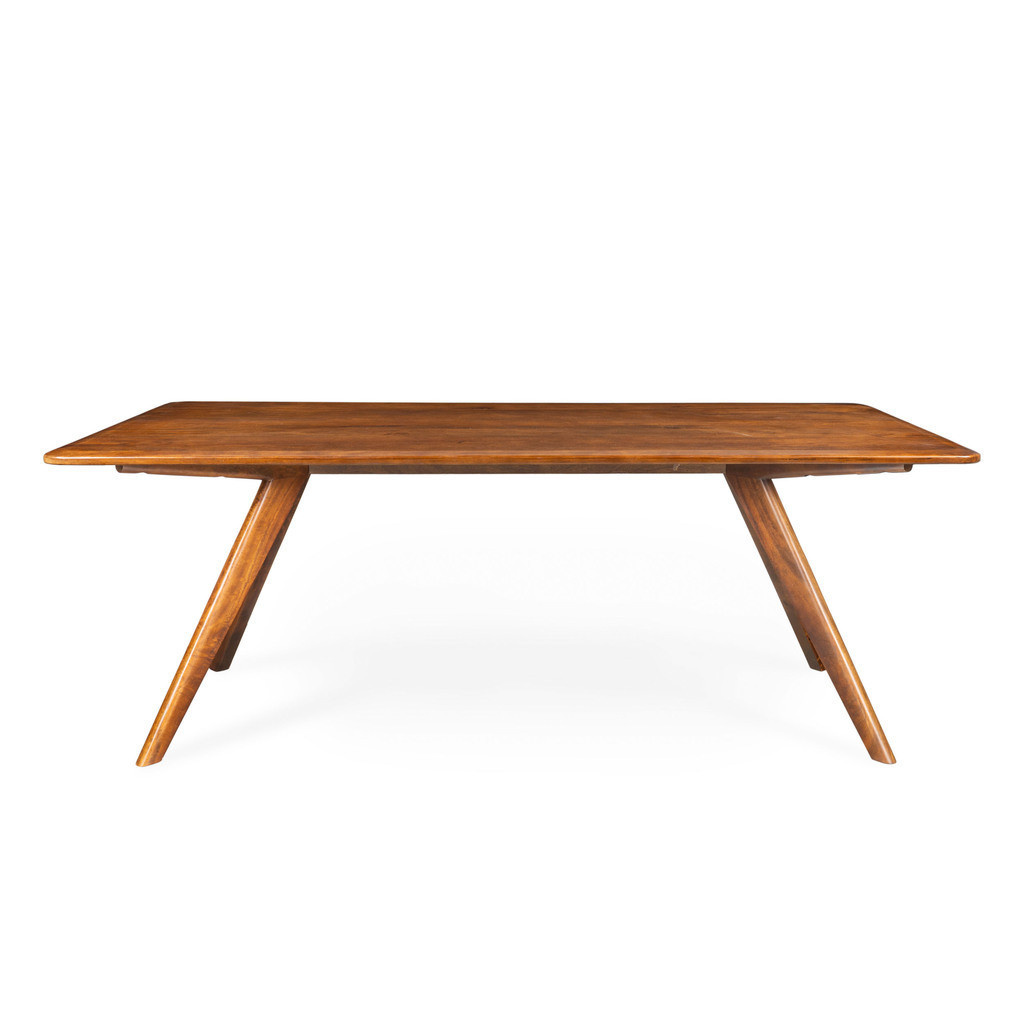 Sterling 78 Inch Wood Dining Table In Walnut Brown | 1stopbedrooms