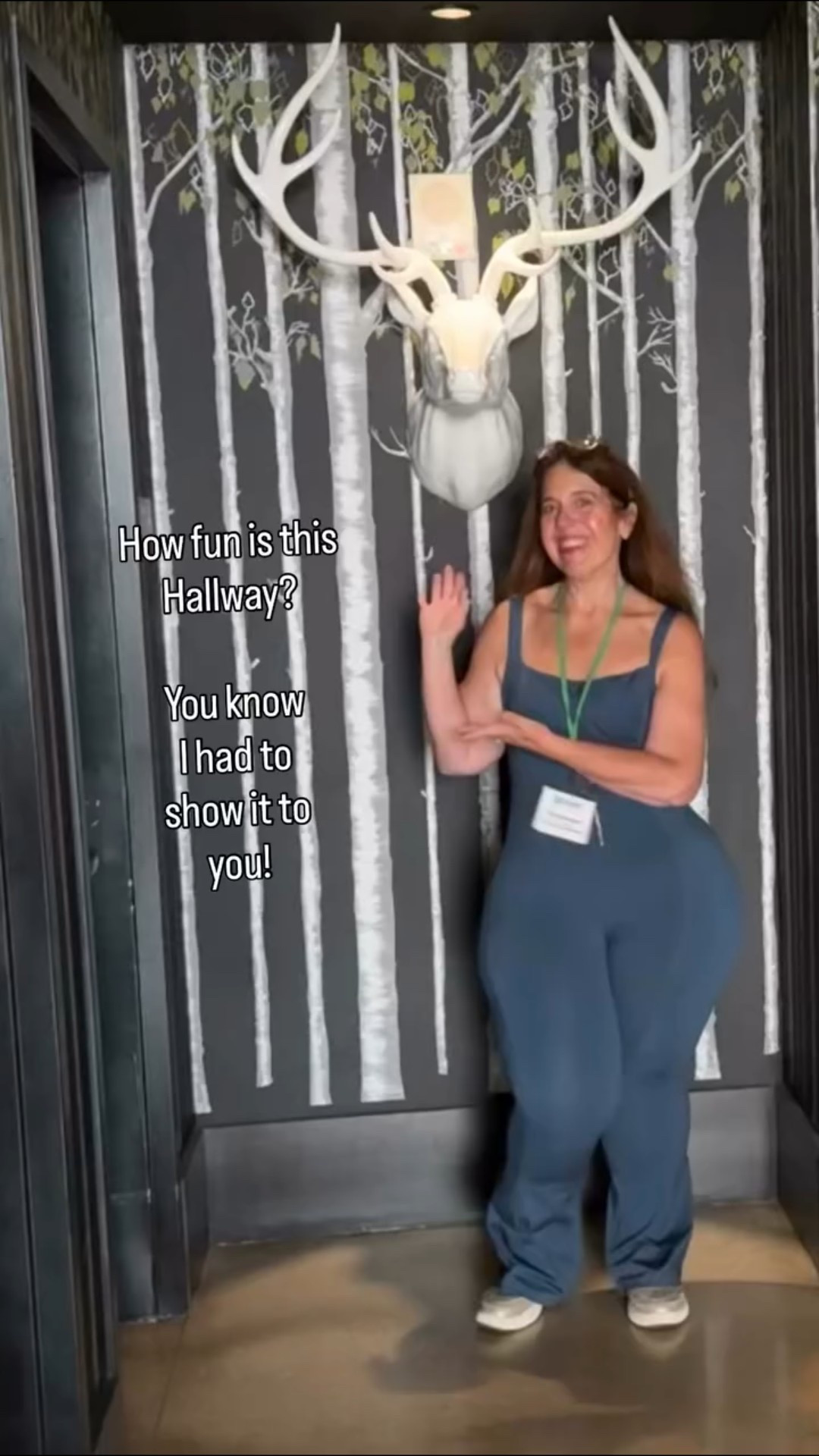 Exploring is fun and this hallway is the prime example of you never know what you will find around the corner! Let me assure you, this design has NOTHING to do with the rest of the hotel decor at the Renaissance Arlington Capital View Hotel @marriottbonvoy but it sure was a fun vibe and pleasant surprise. Which truthfully was the perfect echo to the @obesityaction 20th conference!👏

Like the vibe?👇💬 #hoteldecor #keepyoureyesopen #funvibes 

Full transparency…it’s killing me that I don’t know how to edit out the plate on the wall above the antlers without ruining the image🤦🏻‍♀️

#LTKTravel #LTKMidsize #LTKSeasonal