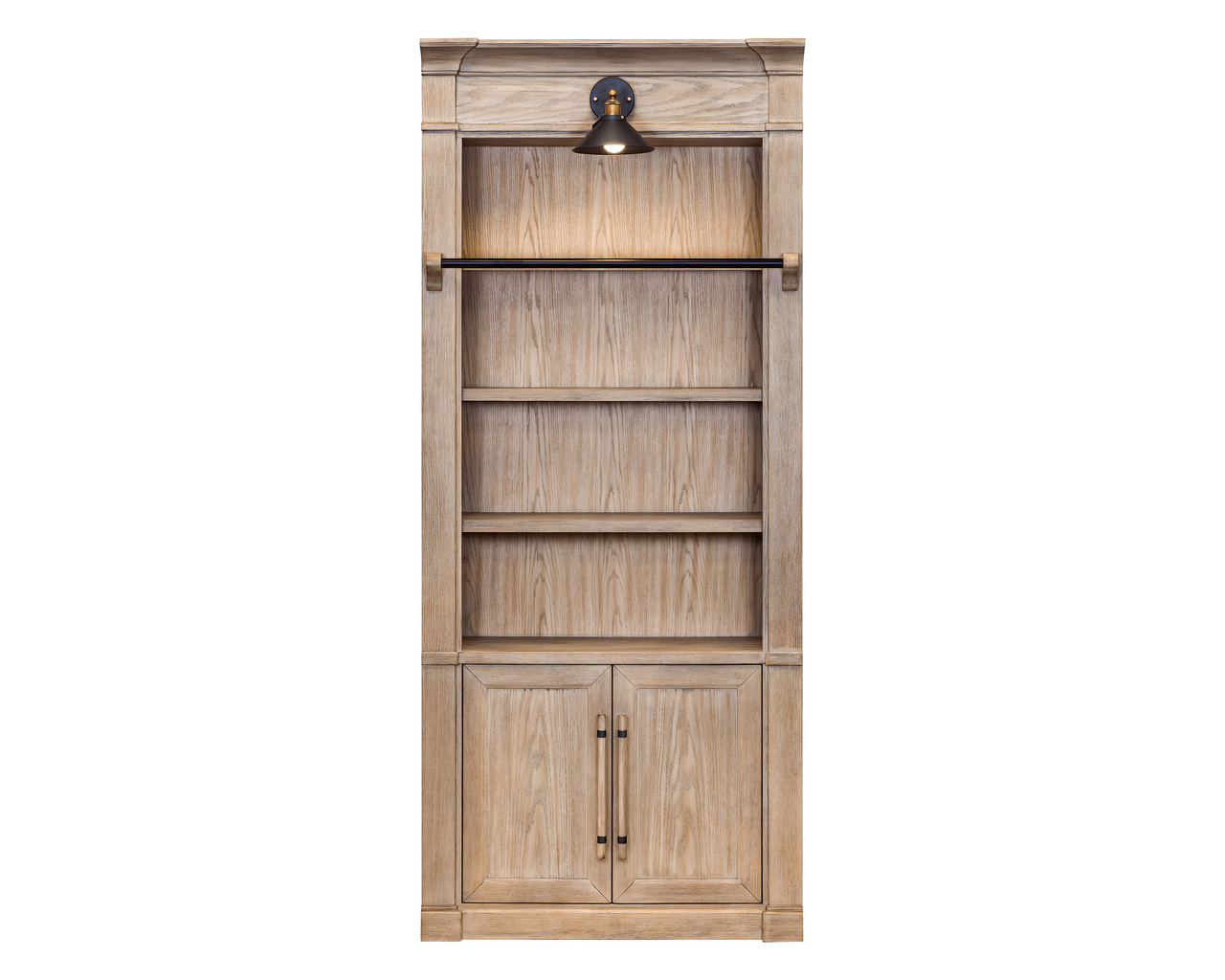 Willow Lane 8' Tall Wood Bookcase In Brown | 1stopbedrooms