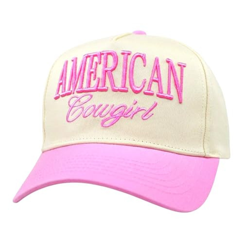 Trucker Hats Women, Snapback Hats for Men, Caps for Men, Western Accessories for Women, Womens Baseball Cap, Vintage Womens Clothing, Cowgirl Cowboy Country Rodeo Gorras para Hombres (Pink) | Amazon (US)