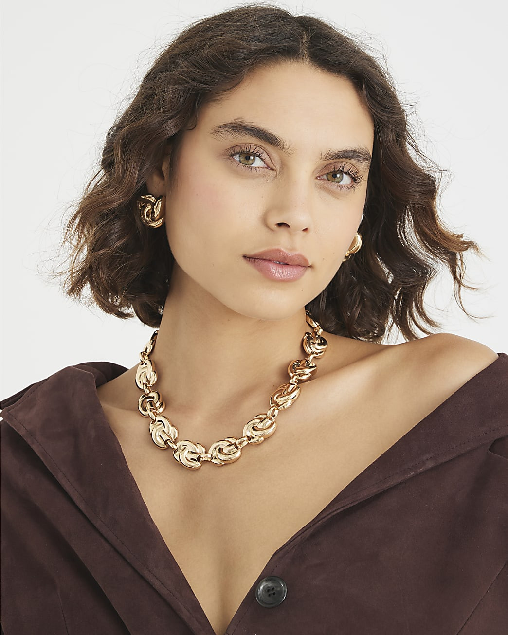 Gold Knot Necklace | River Island UK & IE