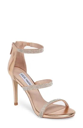 Women's Steve Madden Smokin Sandal, Size 5 M - Metallic | Nordstrom